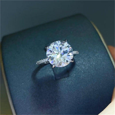 5 Carat Moissanite 925 Sterling Silver Ring for Women