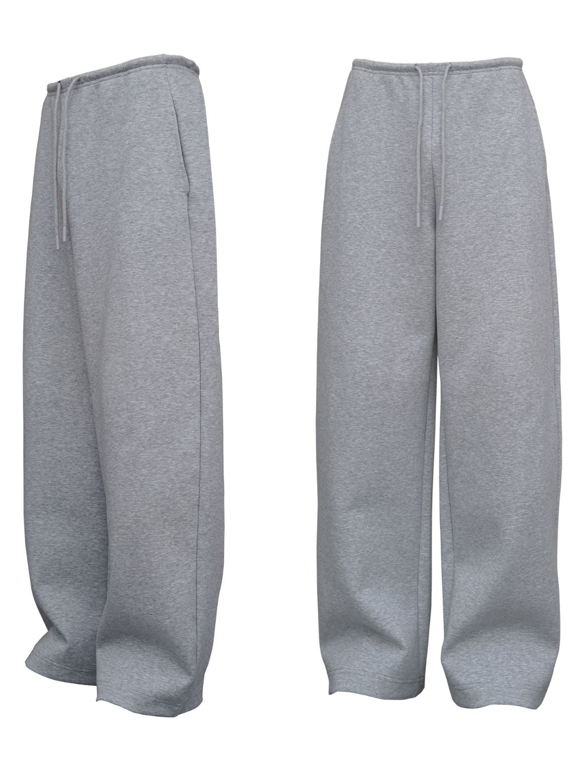 Men's Drawstring Straight-Leg Sweatpants for Comfort Wear