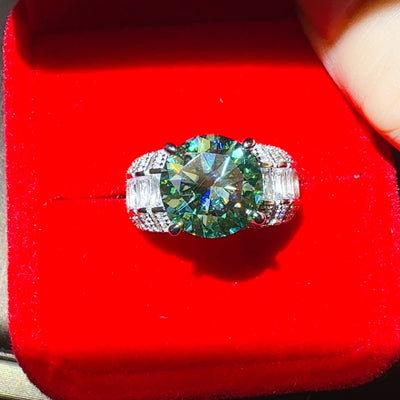 5 Carat Moissanite 925 Sterling Silver Ring for Elegance