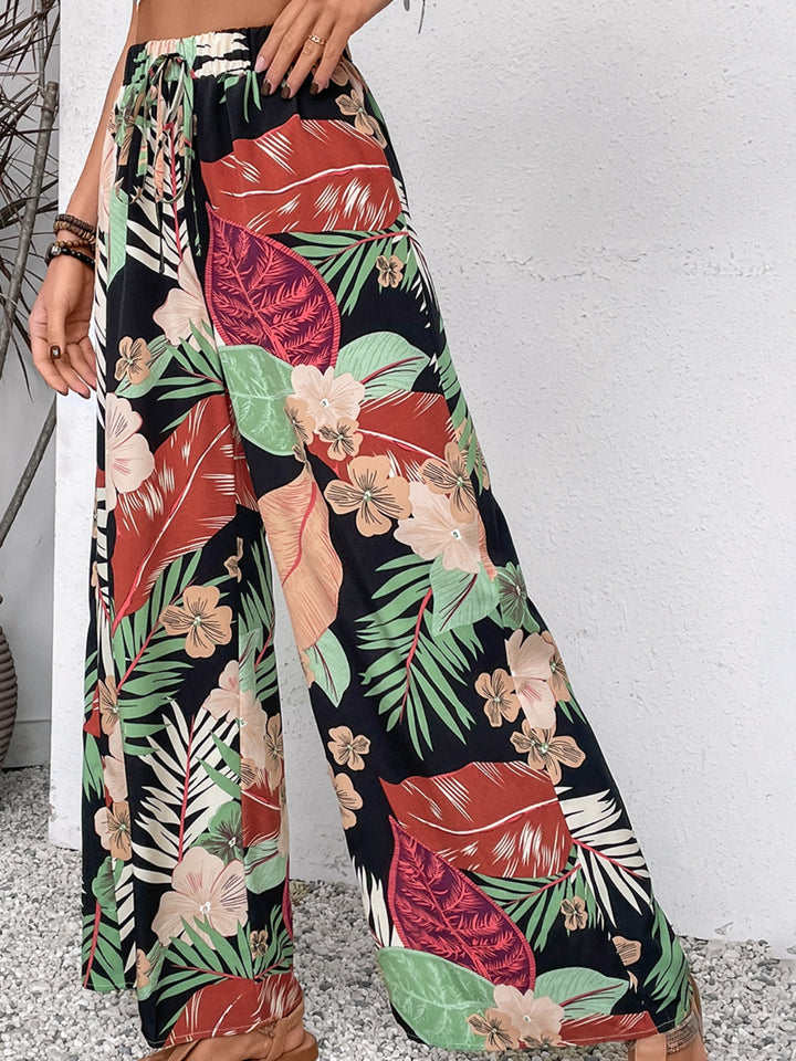 Elegant Patterned Palazzo Pants