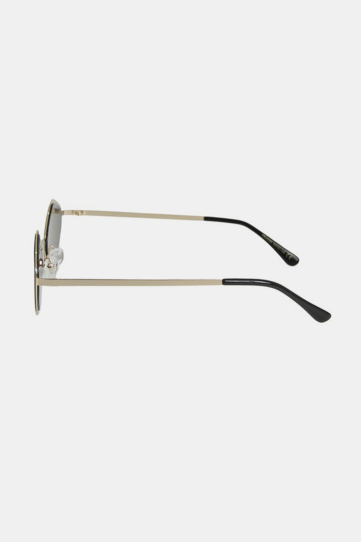 Geometric Chic Metal Frame Sunglasses by Nicole Lee USA