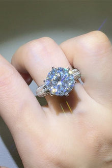 5 Carat Moissanite 925 Sterling Silver Engagement Ring