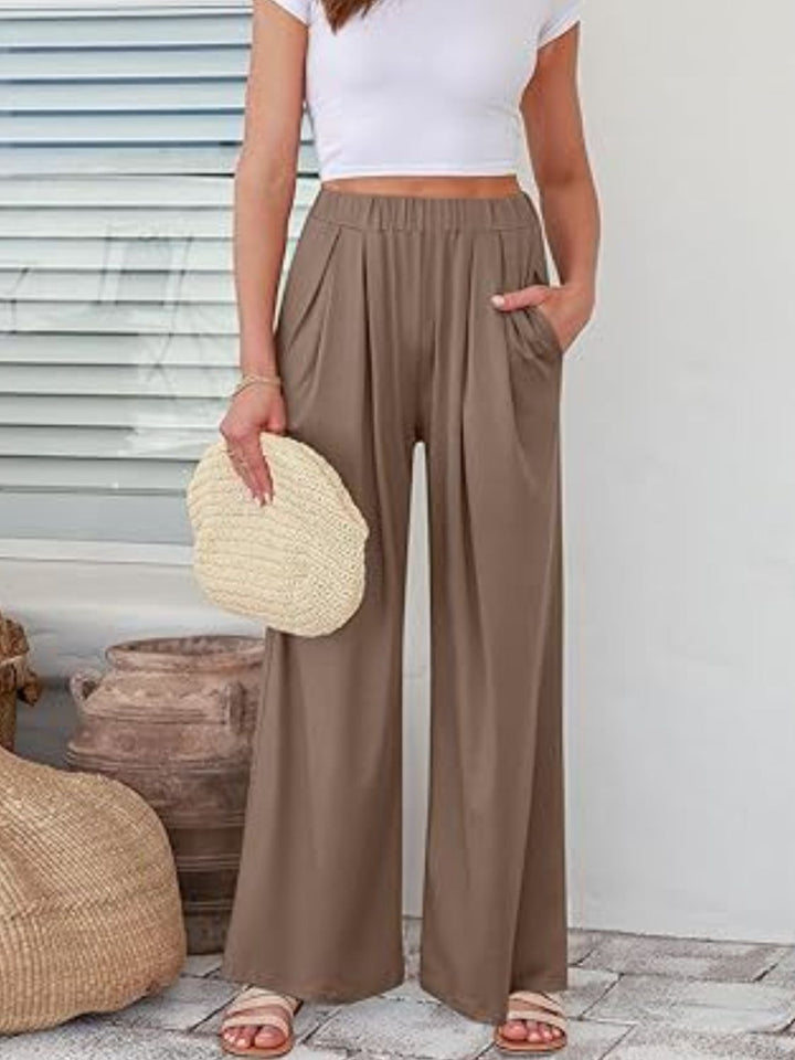 Effortless Chic Wide Leg Trousers