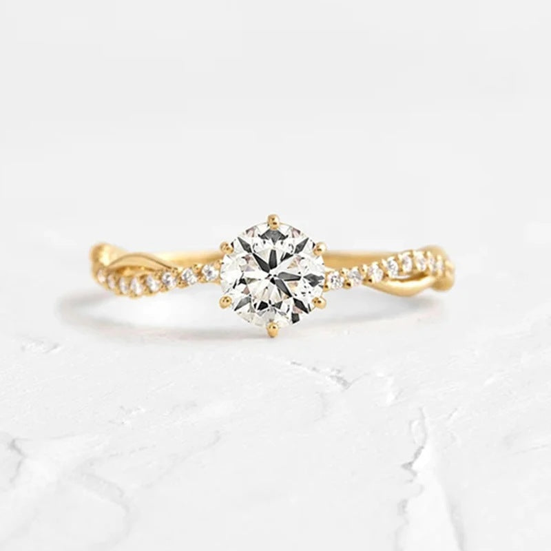 925 Sterling Silver Inlaid Zircon Ring For Women And Men Elegant Modern Jewelry Gift Idea Durable Hypoallergenic