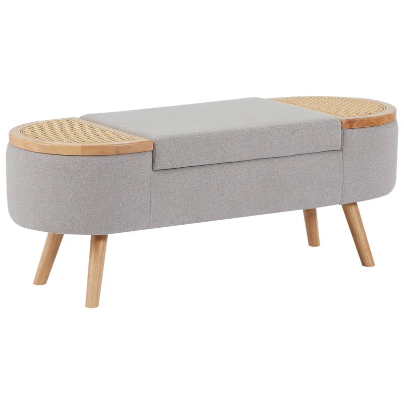 Upholstered Ottoman Storage Bench