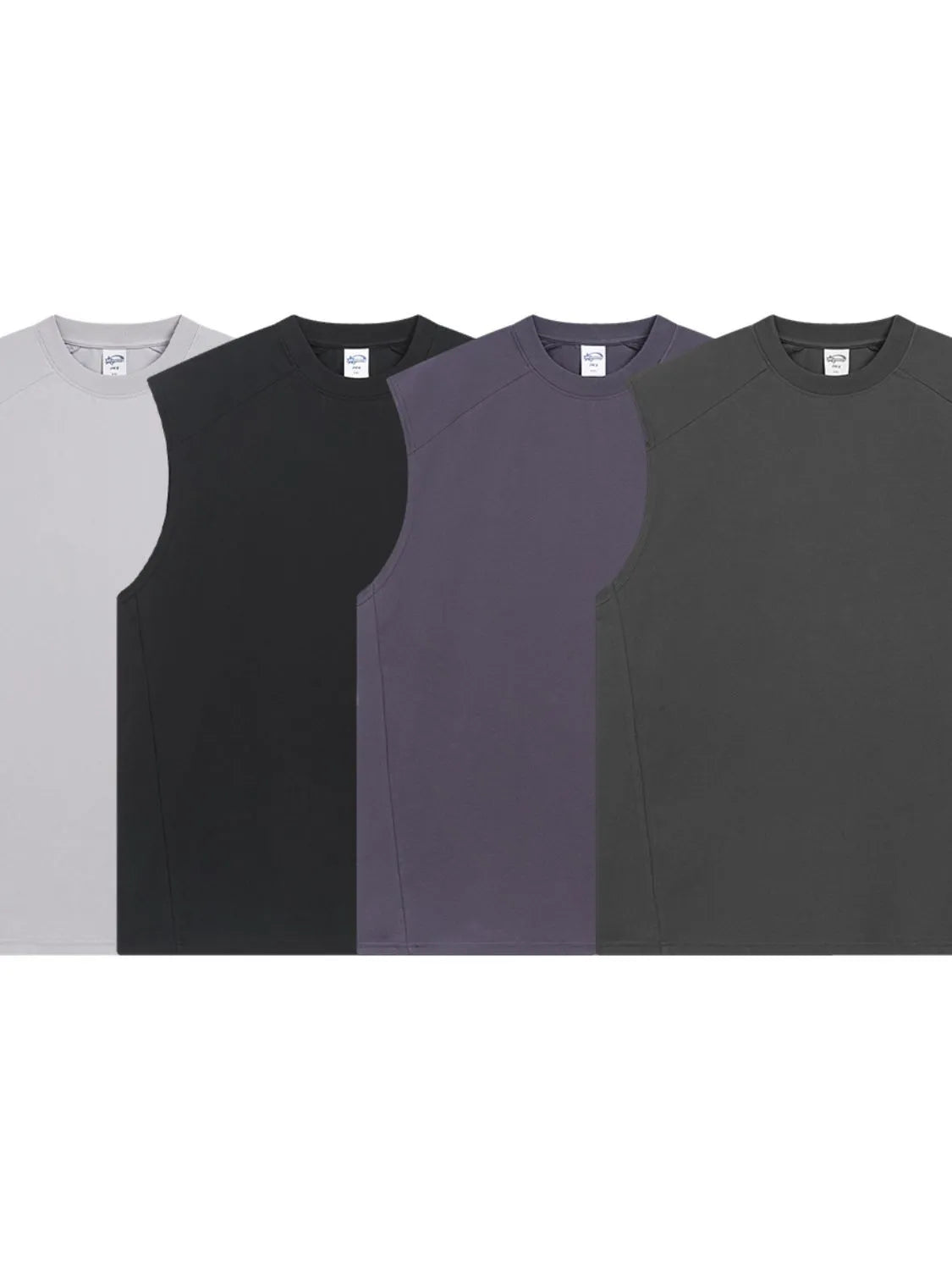 Men's Solid Color Round Neck Tank for Ultimate Comfort