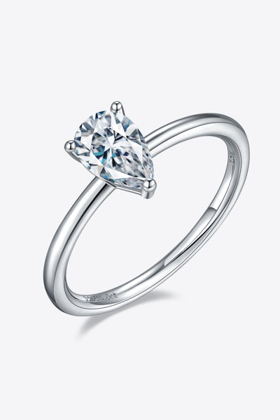 1 Carat Moissanite 925 Sterling Silver Solitaire Ring Design