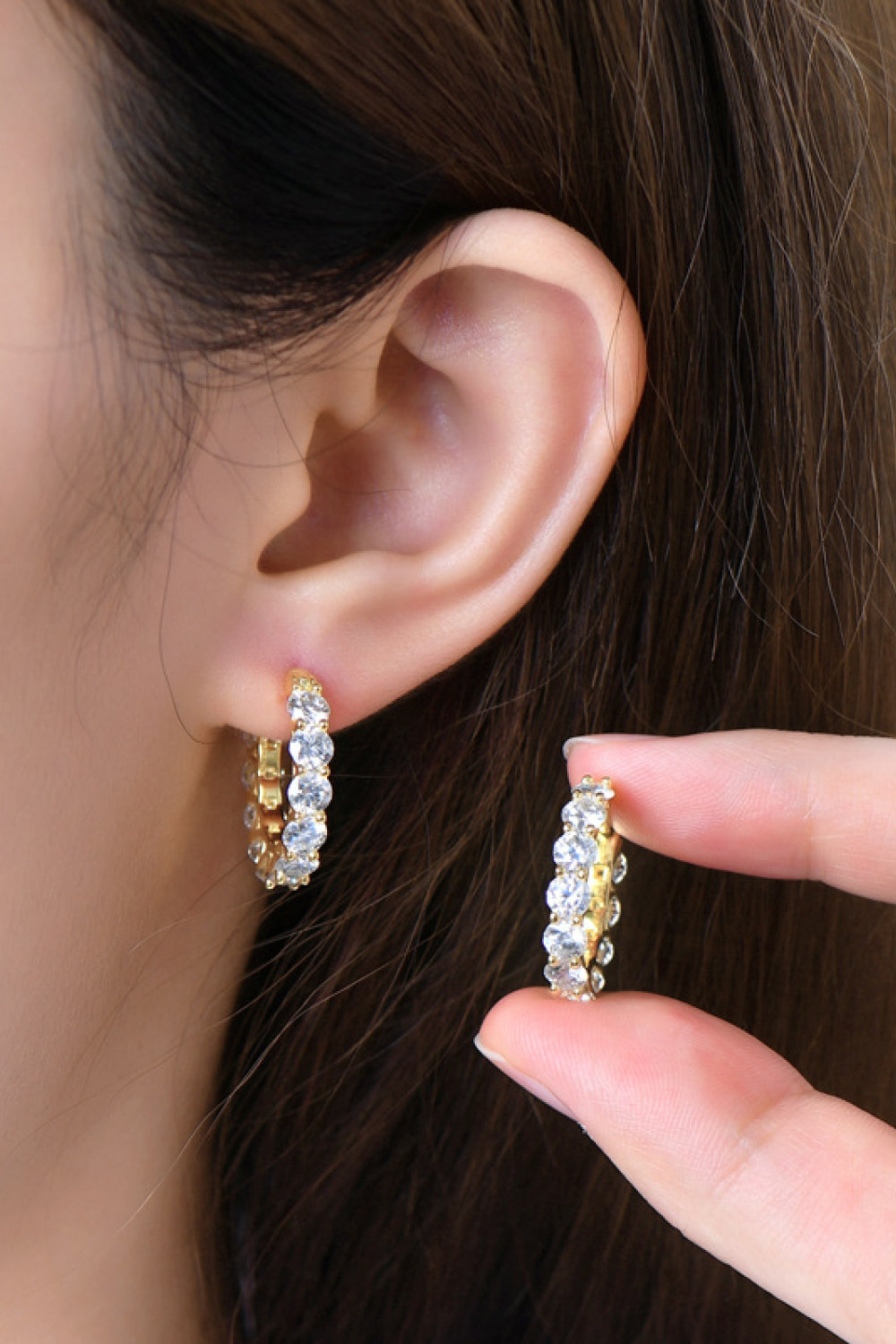 7.2 Carat Moissanite 925 Sterling Silver Earrings for Elegance