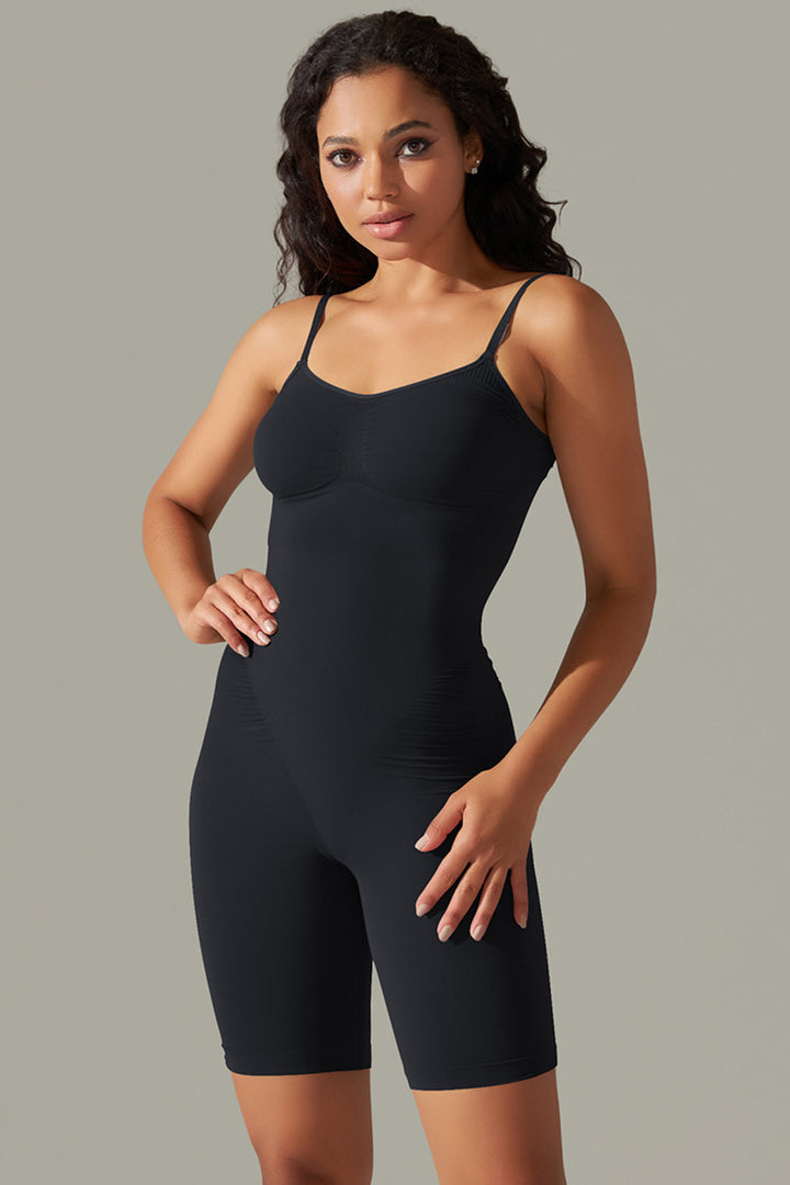 Stylish Spaghetti Strap Activewear Jumpsuit