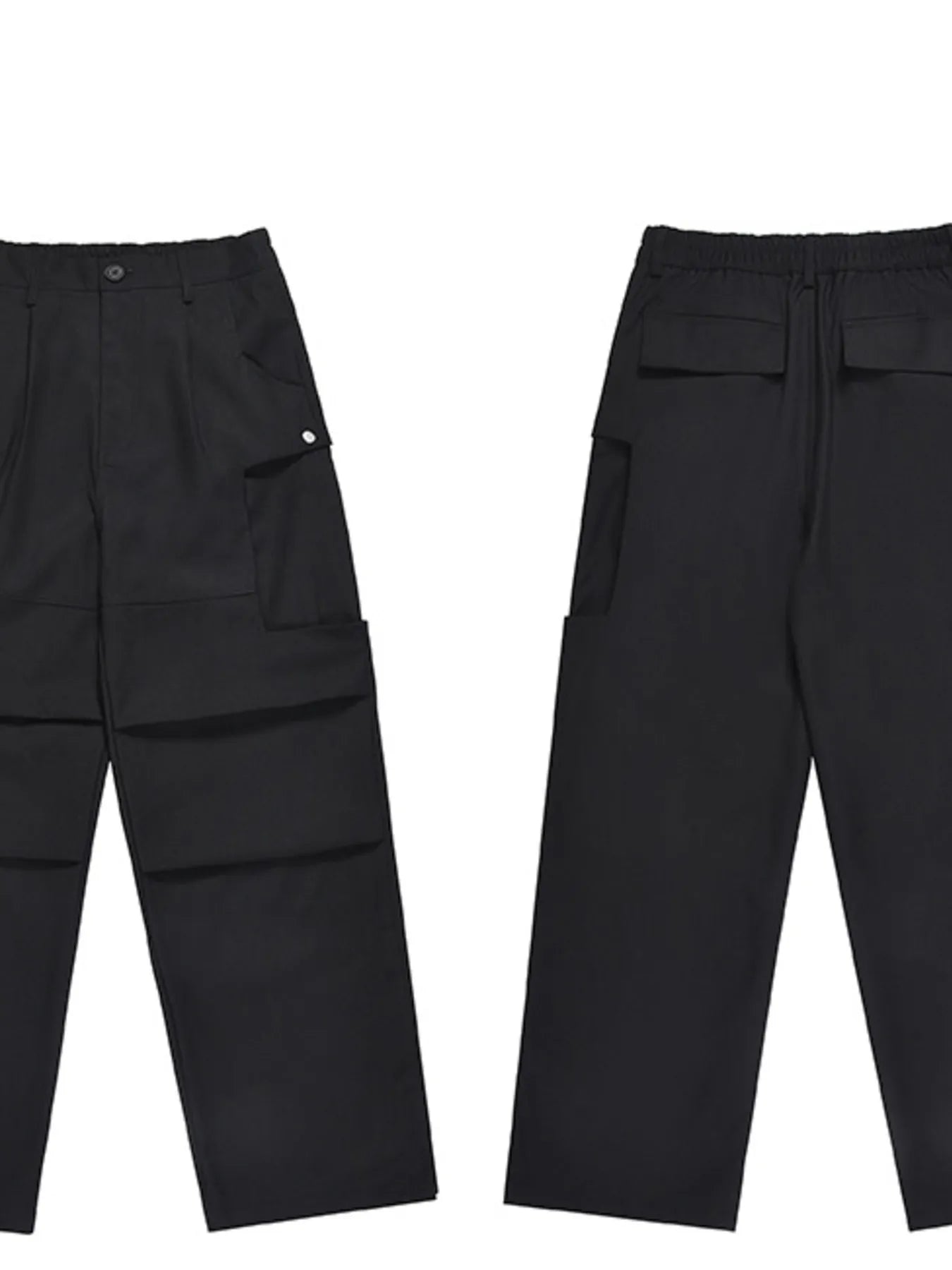 Men's Wide Leg Cargo Pants with Multi Pockets