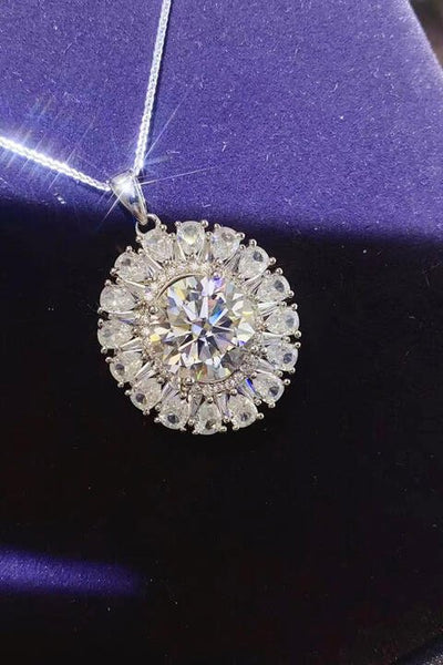 5 Carat Moissanite & Zircon Necklace