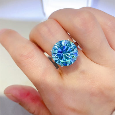 5 Carat Moissanite 925 Sterling Silver Ring for Elegance