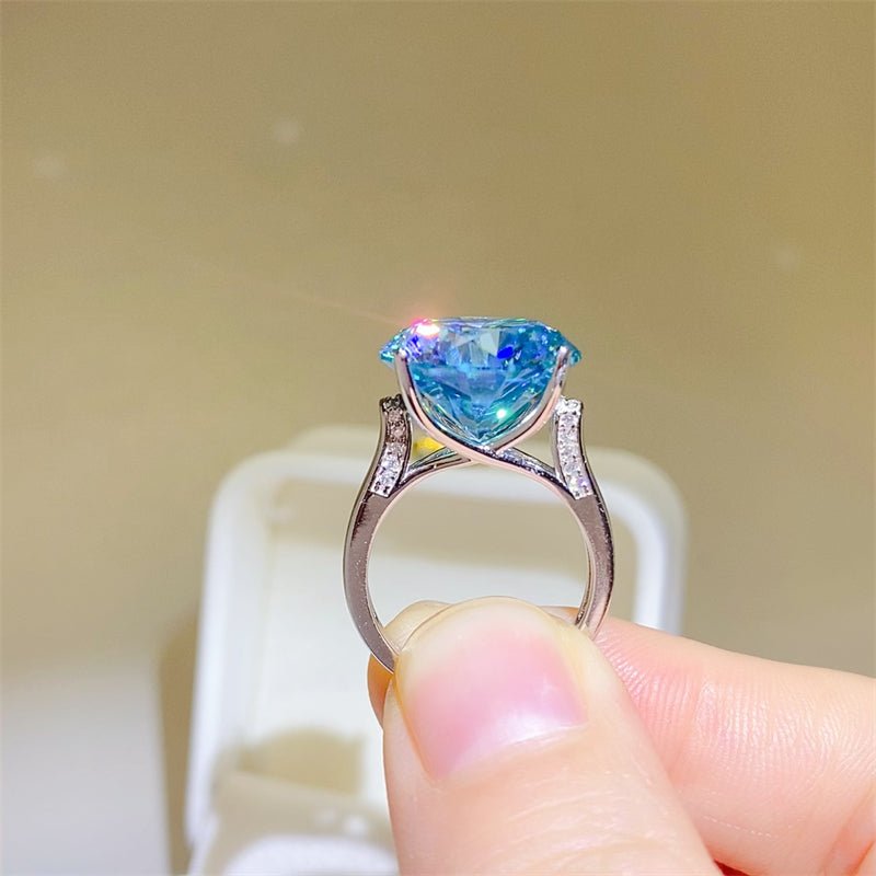 5 Carat Moissanite 925 Sterling Silver Ring for Elegance