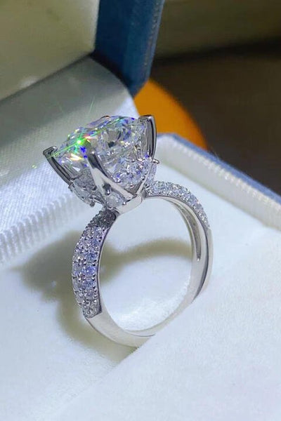 5 Carat Moissanite 925 Sterling Silver Ring for Elegance