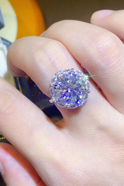 5 Carat Moissanite 925 Sterling Silver Ring For Women
