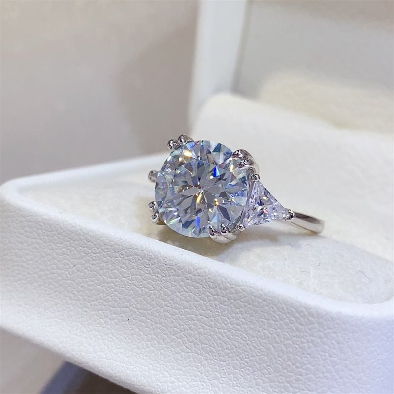 5 Carat Moissanite 925 Sterling Silver Ring for Elegance