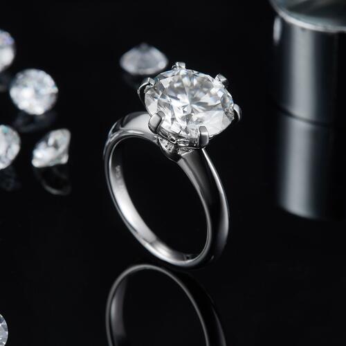5 Carat Moissanite 925 Sterling Silver Ring for Women