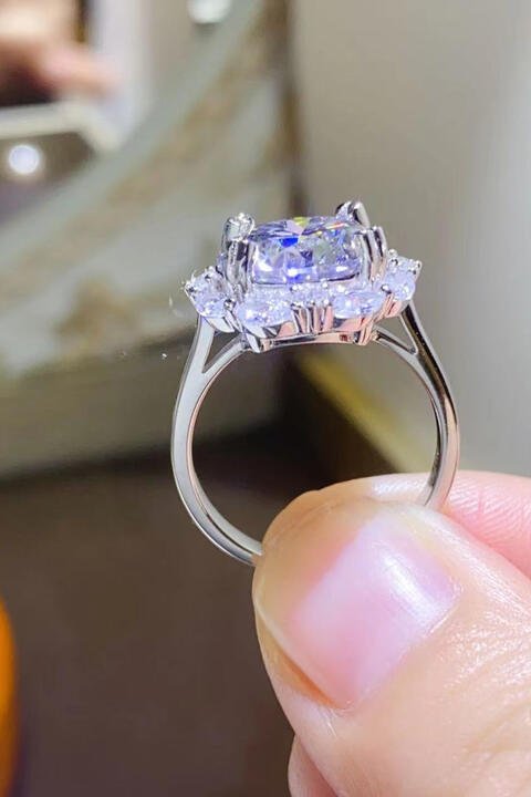 5 Carat Moissanite 925 Sterling Silver Ring For Women