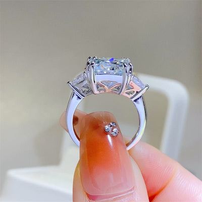 5 Carat Moissanite 925 Sterling Silver Ring for Elegance