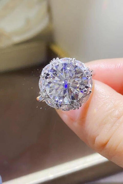 5 Carat Moissanite 925 Sterling Silver Ring For Women