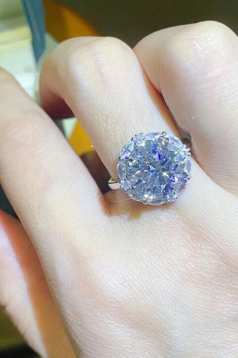 5 Carat Moissanite 925 Sterling Silver Ring For Women
