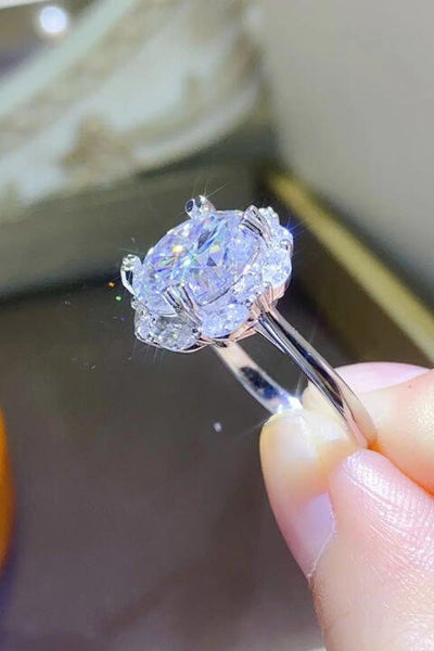 5 Carat Moissanite 925 Sterling Silver Ring For Women