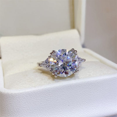 5 Carat Moissanite 925 Sterling Silver Ring for Elegance