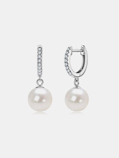 925 Sterling Silver Freshwater Pearl Earrings for Women