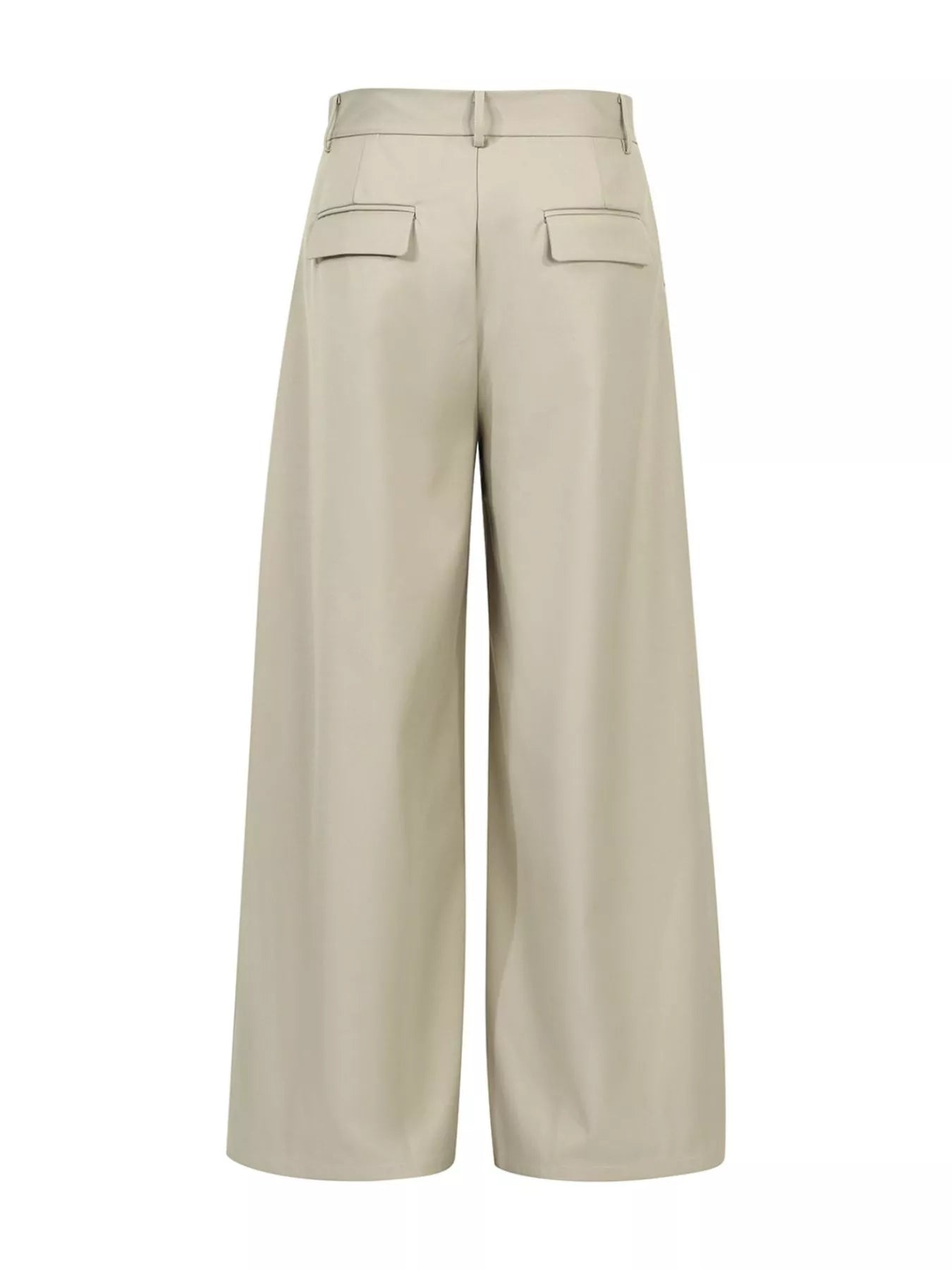 Men's Wide-Leg Pleated Pants
