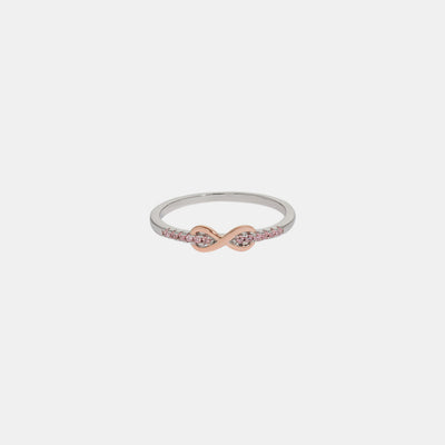 Elegant Zircon 925 Sterling Silver Ring for Women