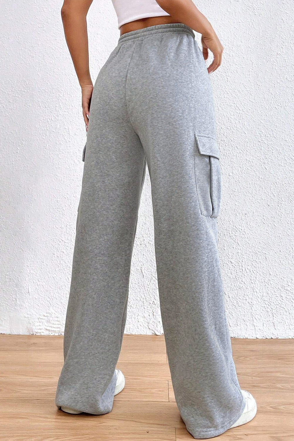 Chic High Waist Drawstring Pants for Effortless Style