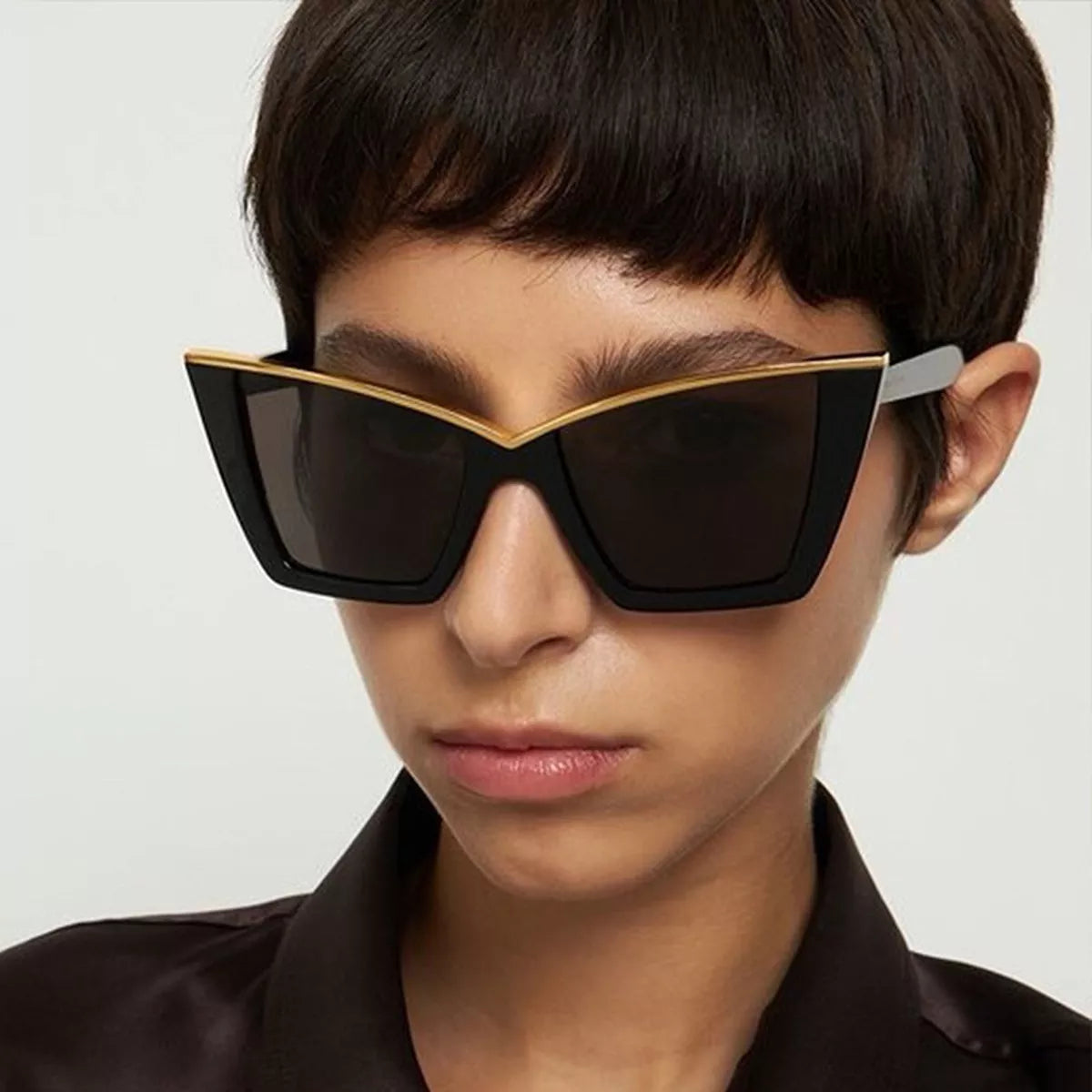 Oversized Cat-Eye Sunglasses