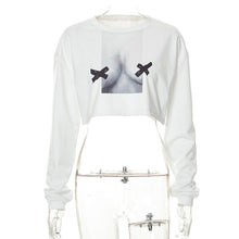 Autumn Elegance Abstract Print Long Sleeve Sweater for Women