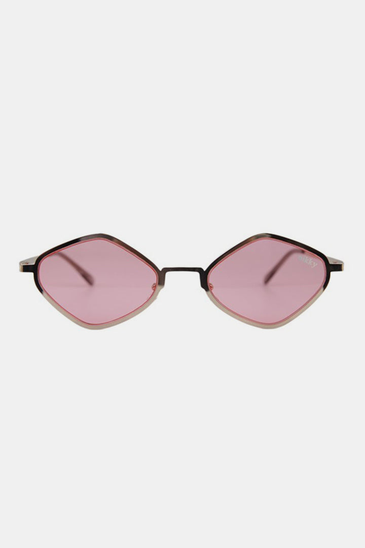 Geometric Chic Metal Frame Sunglasses by Nicole Lee USA