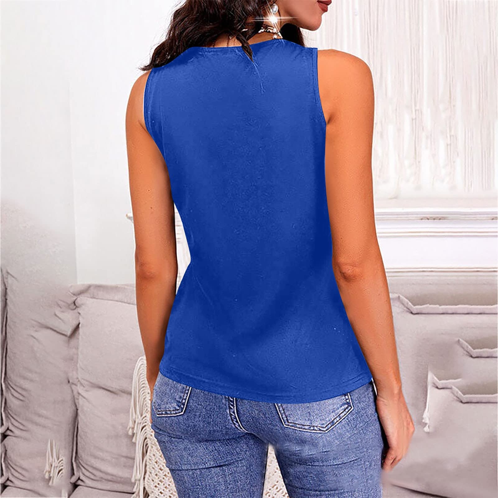 Ultimate Plus Size V-Neck Wide Strap Tank Top for Women