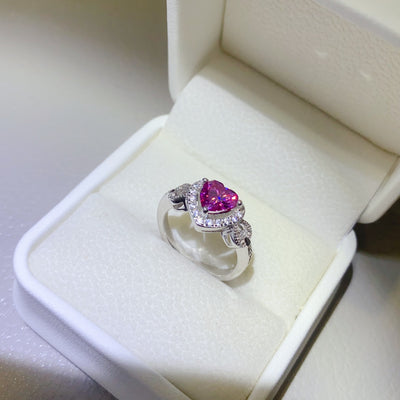 1 Carat Moissanite 925 Sterling Silver Ring for Elegance