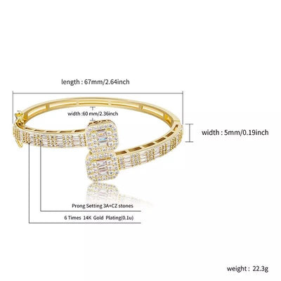 5mm Ice Bracelet for Ladies with Petite Wrists