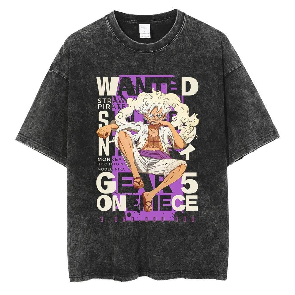 Luffy Cotton Tee from the Legendary One Piece Anime Series