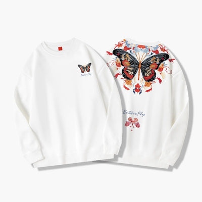 Men's Heritage-Inspired Retro Sweatshirt with Embroidered Neck