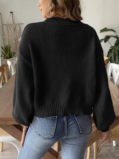 Pearl Open Front Long Sleeve Cardigan for Every Occasion