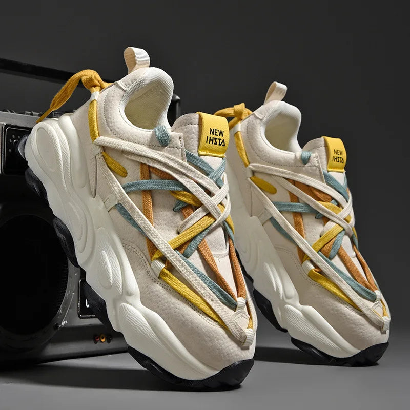 Men's Premium Breathable Sneakers Chic Casual Trainers for Style