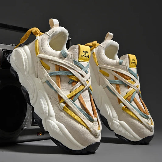 Men's Premium Breathable Sneakers Chic Casual Trainers for Style
