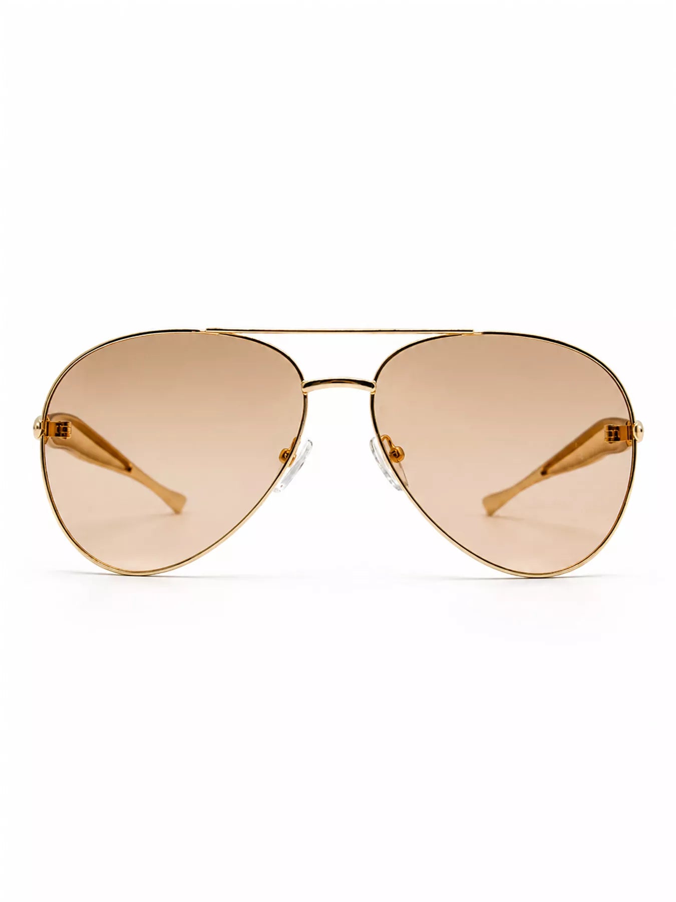Aviator Sunglasses with Metal Lenses