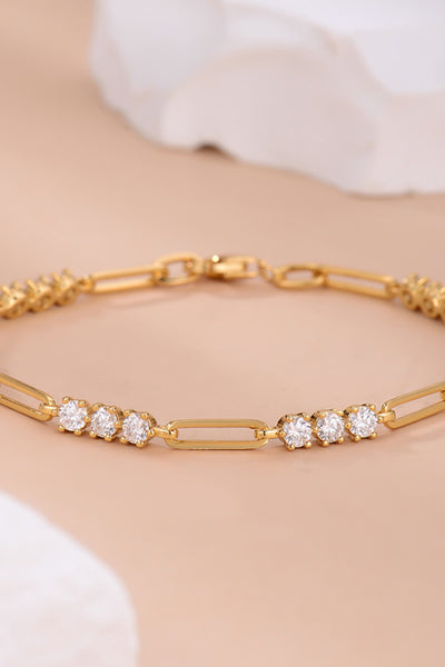 1.8 Carat Moissanite 925 Sterling Silver Bracelet for Elegance