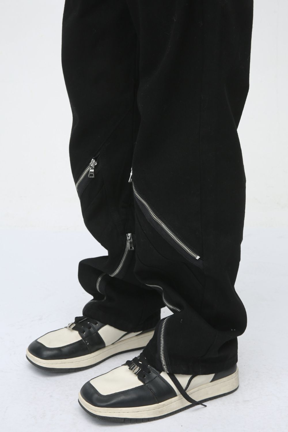 Men's Zip Decor Straight Leg Jeans for Casual Style Comfort