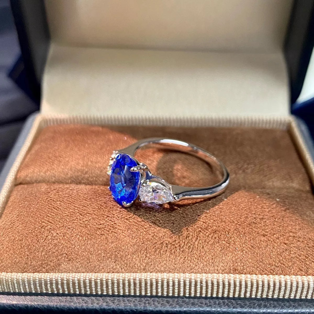 925 Sterling Silver Zircon Ring
