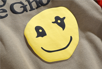 Graffiti Letter Print Fleece Hoodie for Men Harajuku Hip Hop