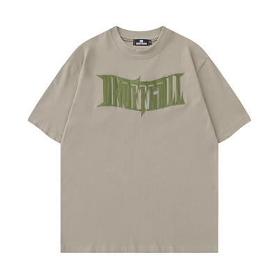 Embroidered Skeleton Graphic Tee for Men Trendy Style