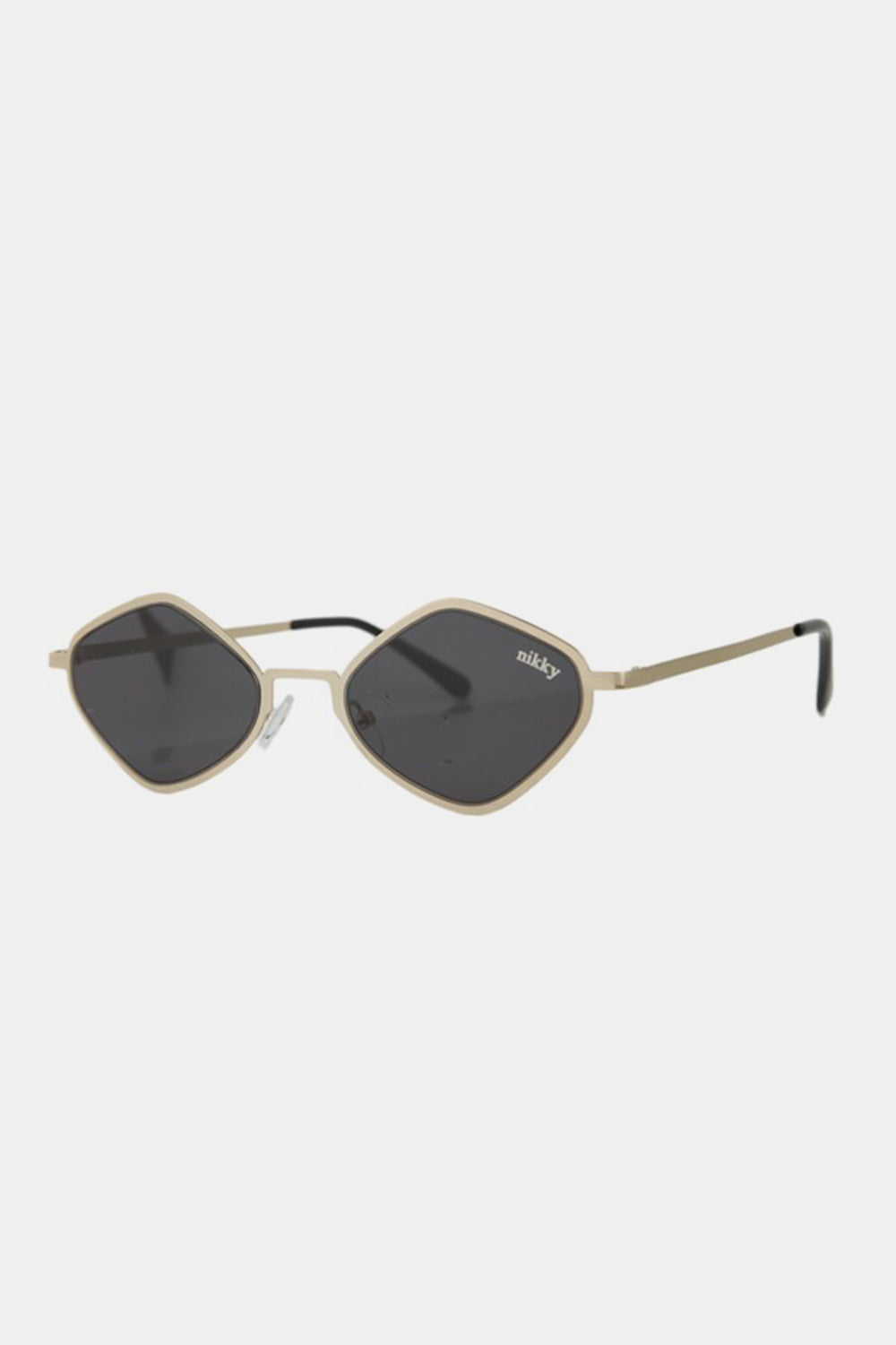 Geometric Chic Metal Frame Sunglasses by Nicole Lee USA