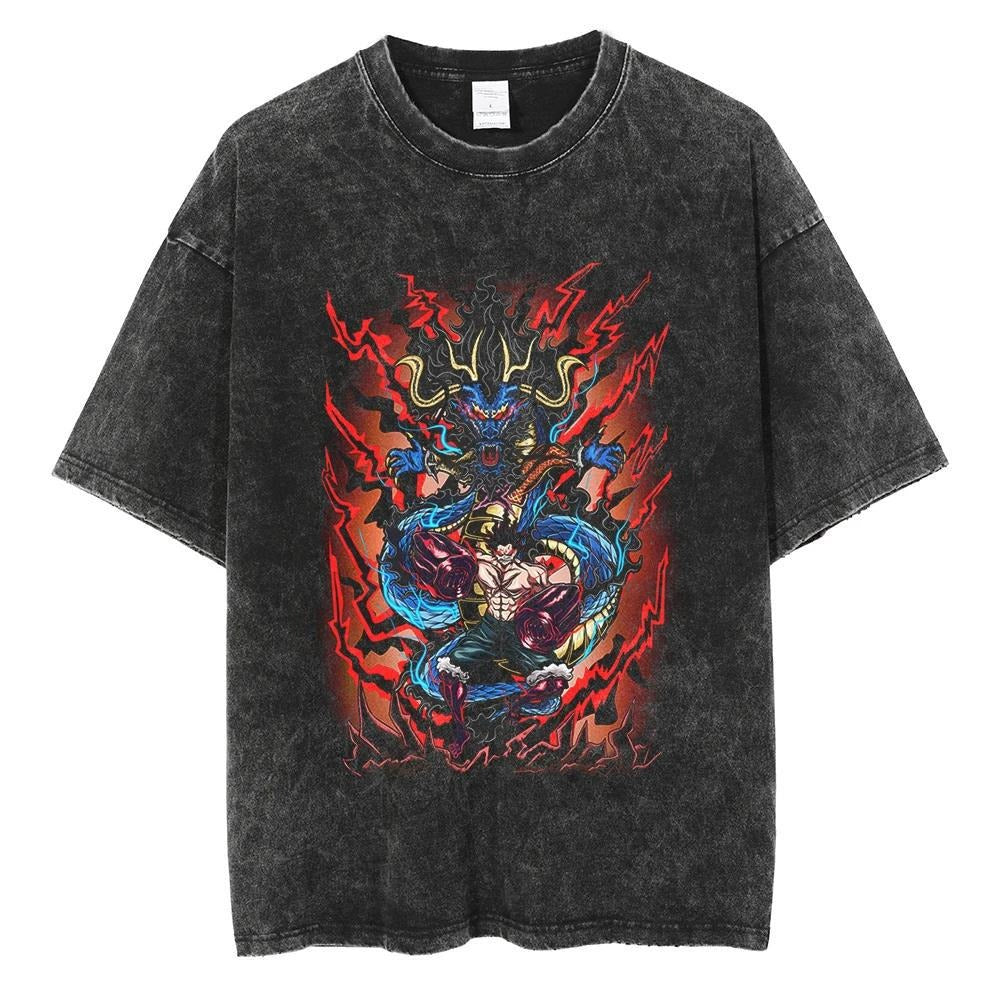 Luffy Cotton Tee from the Legendary One Piece Anime Series